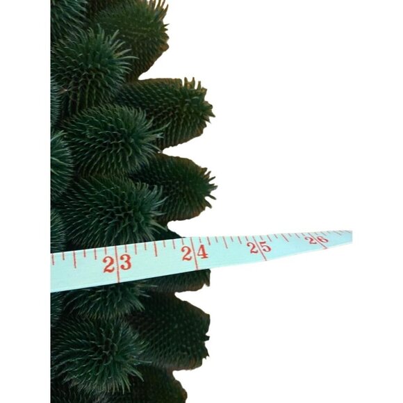 Artificial Green Pine Wreath With Red Bow 24" Diameter Christmas Decoration - Picture 3 of 6